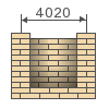 Calculation of a brick fence.