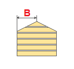 Enreta kalkulo de tabuloj aŭ tegaĵoj por horizontala murkovraĵo
