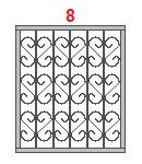 Beregning af vinduet metal lattices
